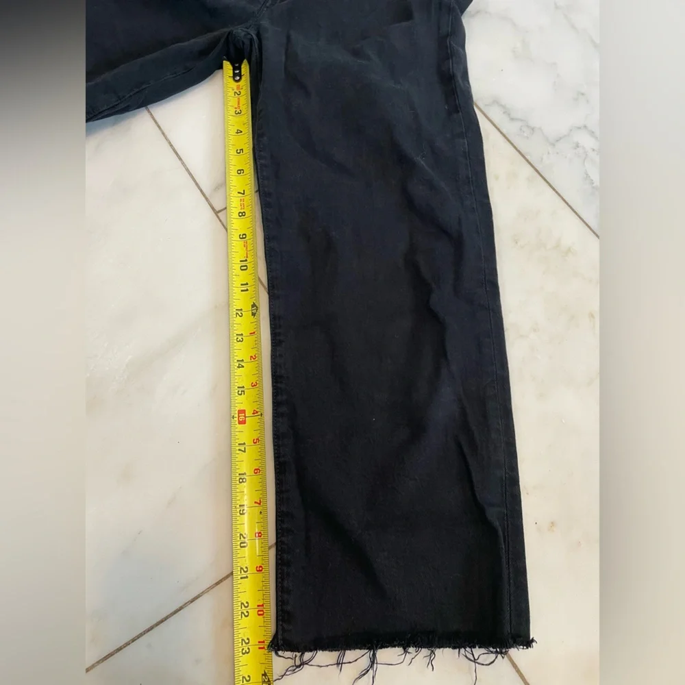 Levi's Women's Straight Leg Jeans - Black - Picture 3 of 8